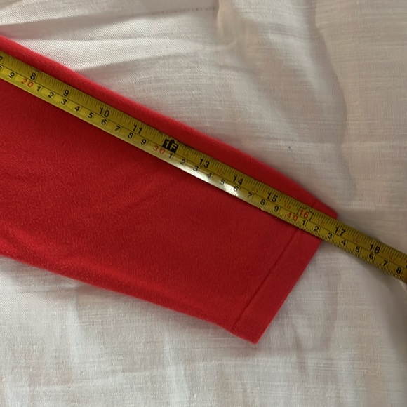 Talbots coral raised diamond stitching 3/4 length v-neck sweater - Picture 7 of 13